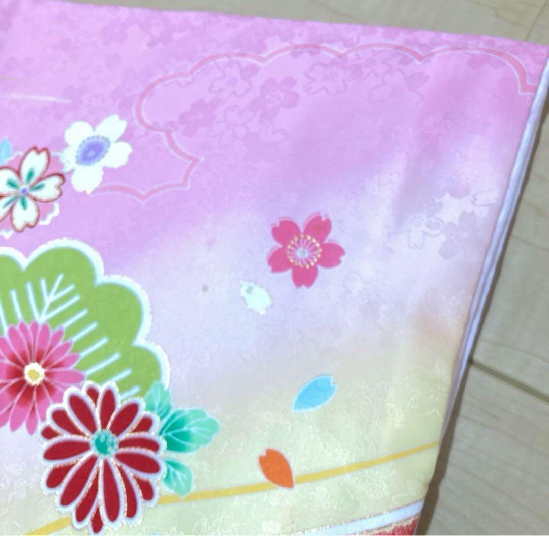 七五三　四ツ身　7歳　女児用着物フルセット