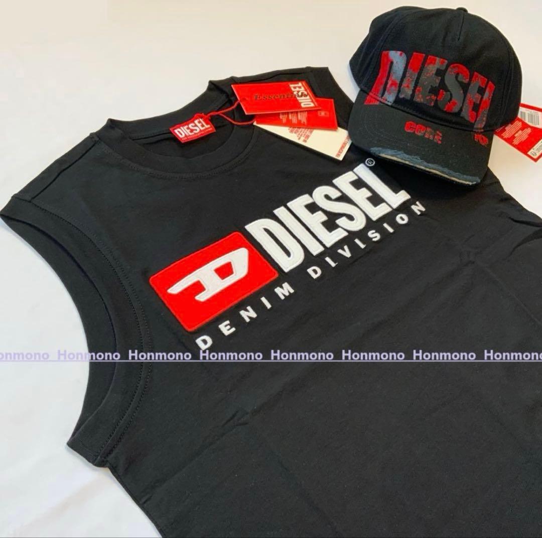 DIESEL　T-ISCO-DIV TANK TOP　Ａ10508　3XL　ロゴ