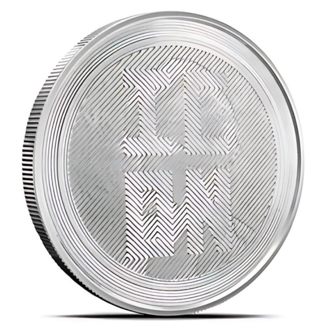 【純銀】2024 トケラウ アイコン ゴッホ 　銀貨　1オンス　ケース付