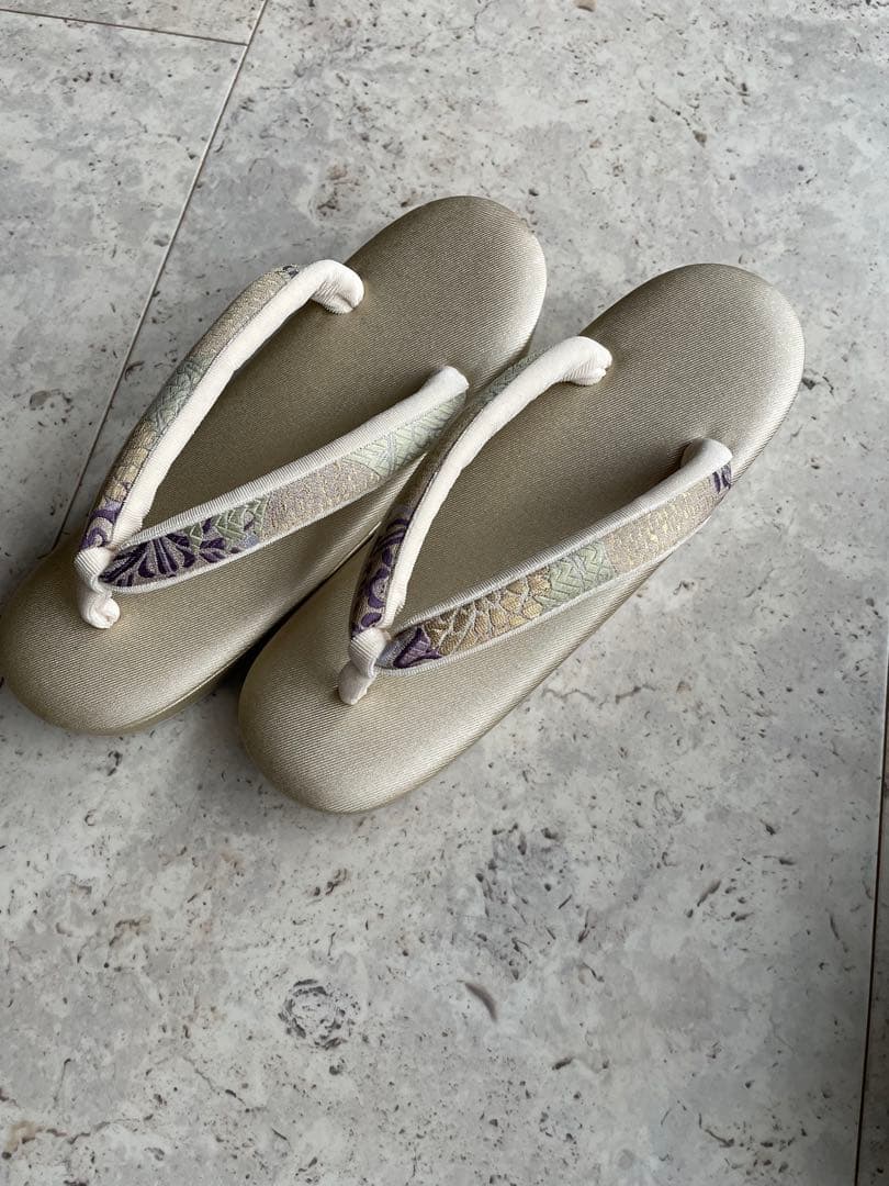 専用です 更にお値下げ致します　山口美術織物　和装バック・草履