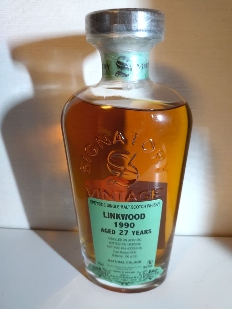 LINKWOOD 1990 27年熟成 30周年記念