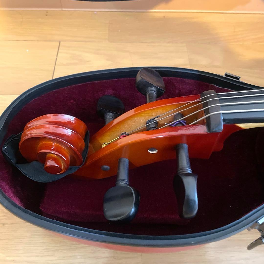 Qwerty出品 チェロ 4/4サイズ cello ハードケース付き