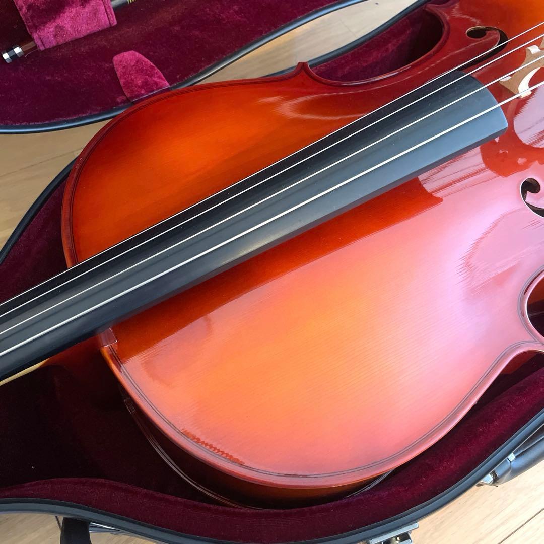 Qwerty出品 チェロ 4/4サイズ cello ハードケース付き
