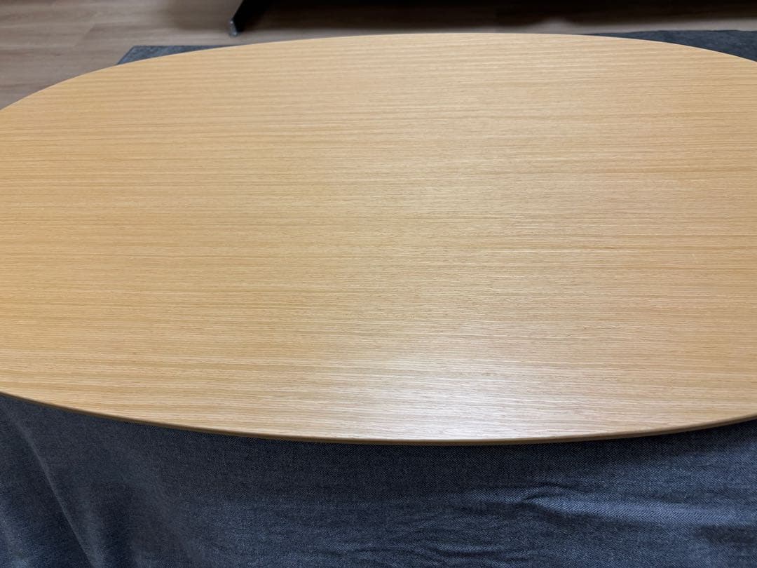 美品！無印のこたつ布団&MUJI 楕円こたつ（小） 敷き布団　３点セット