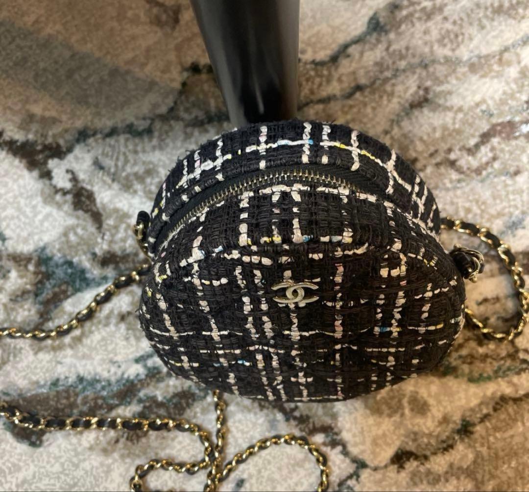 専用　シャネル　ツイードチェーンショルダー　ギャランティカード有　保存袋有り