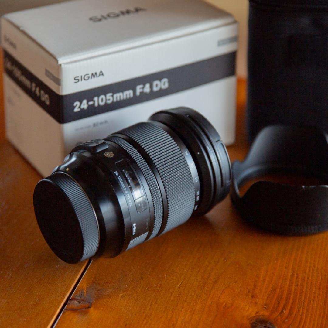 【美品】siguma 24-105mm F4 DG EFレンズ