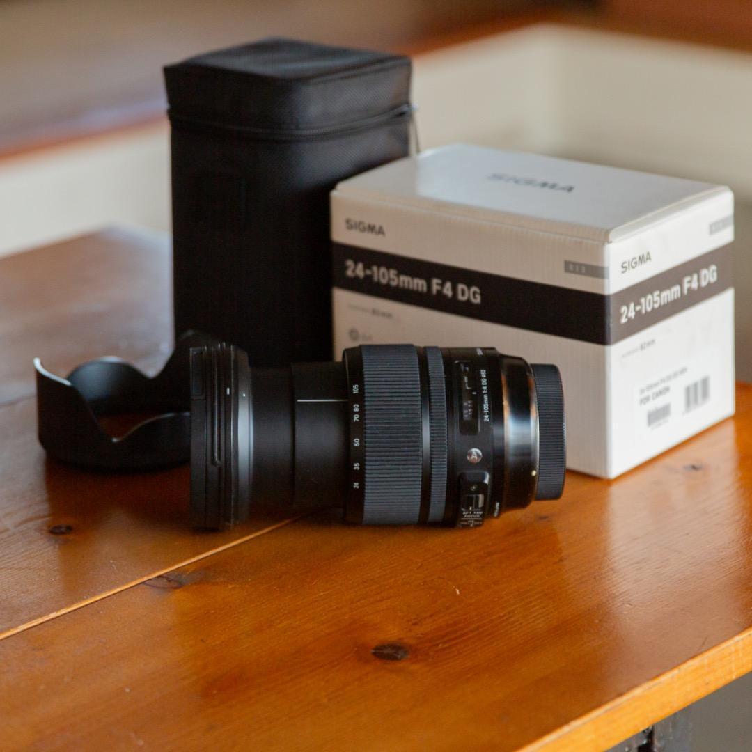 【美品】siguma 24-105mm F4 DG EFレンズ