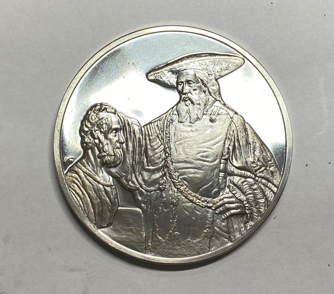 フランクリンミント ジーニアス/レンブラント PR .925 シルバー