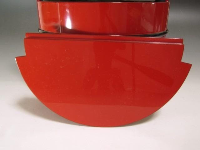 ★ 川端近左　朱手桶水指　表千家　十三代　即中斎の花押がございます★x407