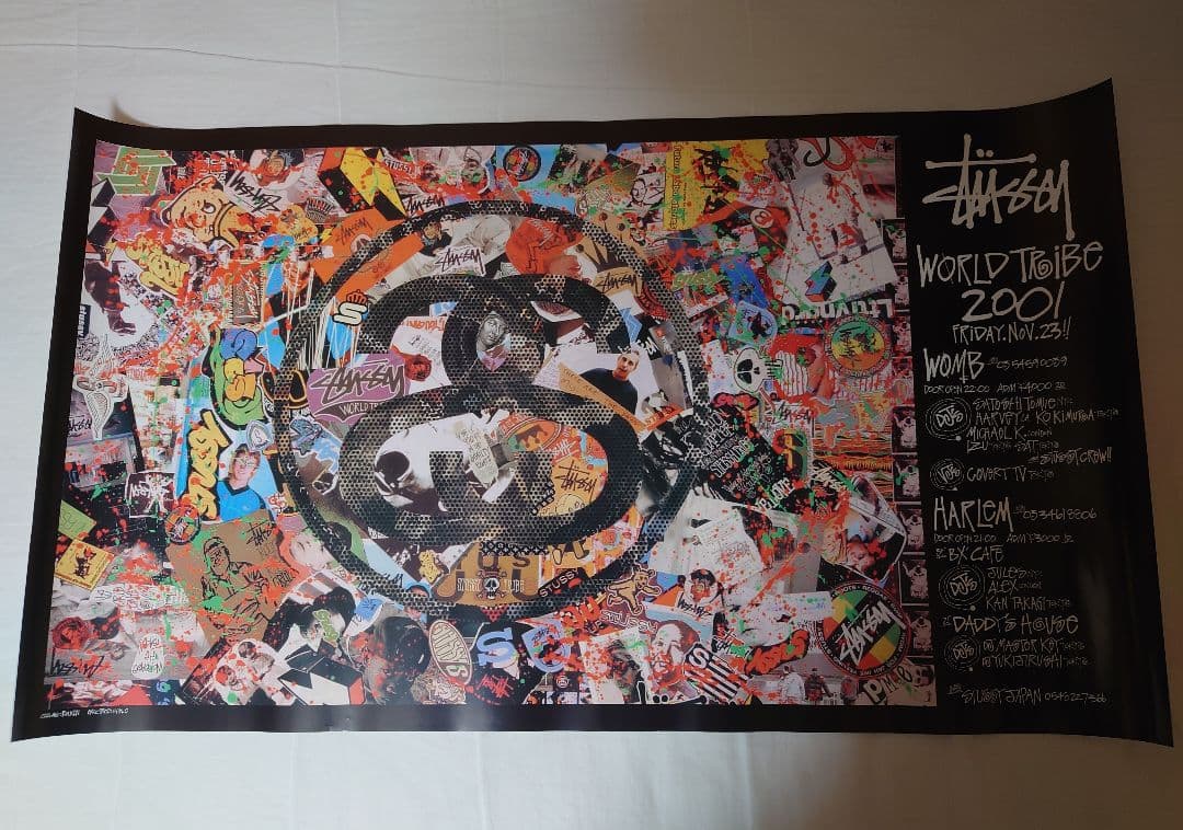 OLDSTUSSYファン必見非売品HUGEポスター WORLDTRIBEポスター