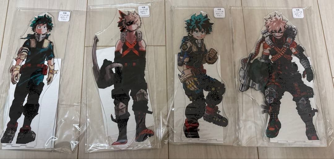 ヒロアカ　アクリルMEGAフィギュア　4点セット