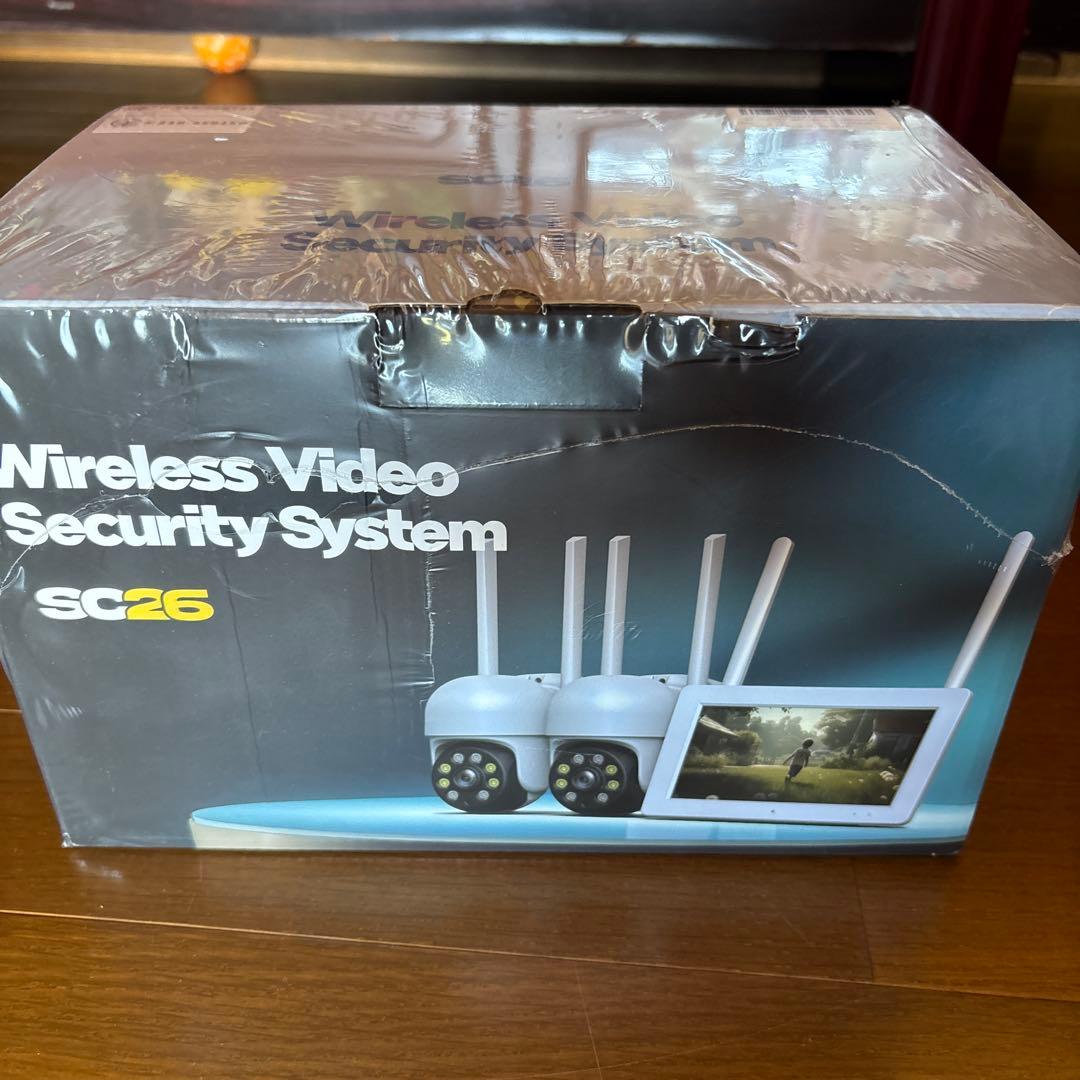 防犯カメラ 屋外 タッチスクリーン 監視カメラ 防犯カメラ セット 簡単設置