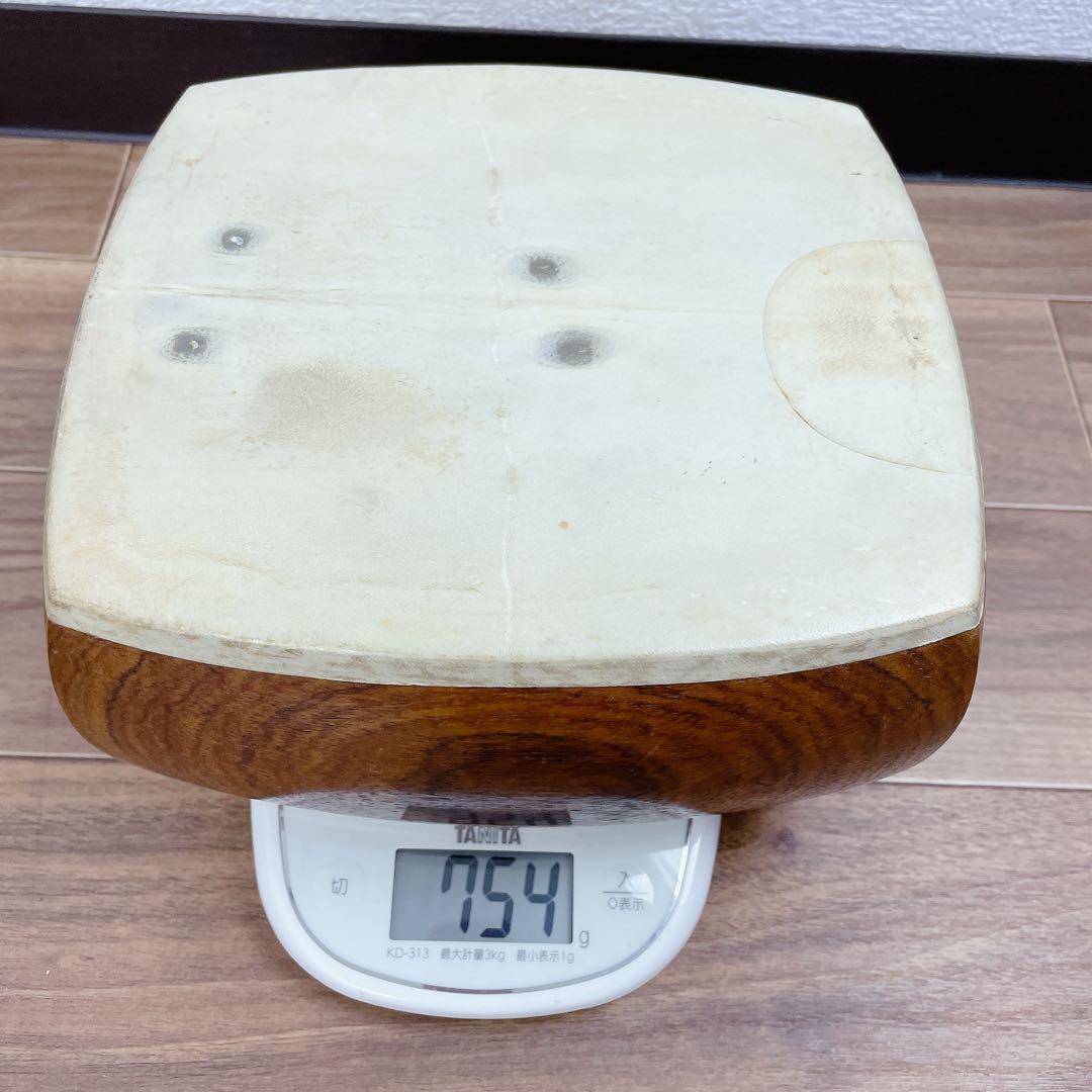 三味線 トチ紅木 綾杉胴 細棹 一本溝 猫皮 天然素材糸巻き 和楽器