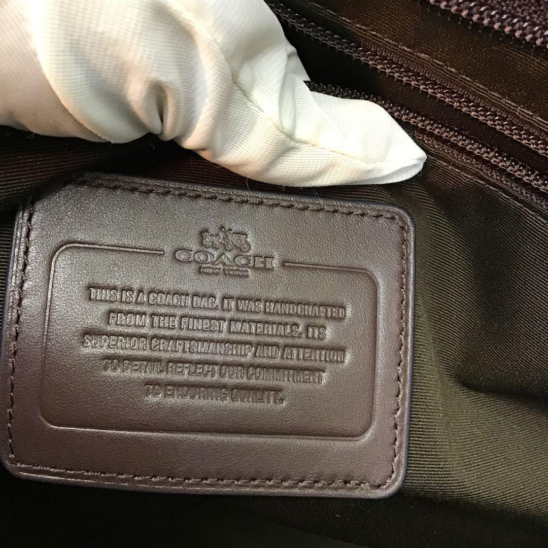 ❣️コーチCOACH❣️ 2wayトートショルダーバック　F71562 黒と茶色