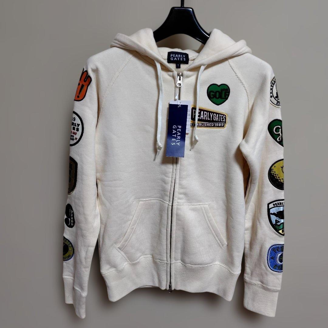 PEARLY GATES アイボリー パーカー