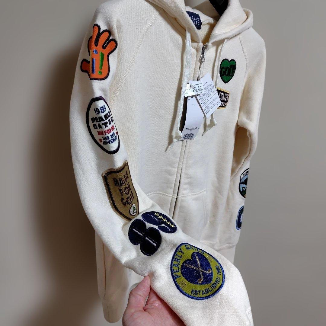 PEARLY GATES アイボリー パーカー