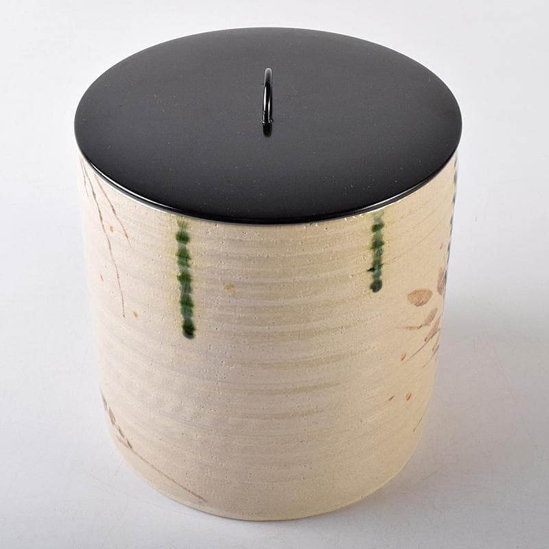 hiro　茶道具　弥七田織部　壱陶造　水指　共布共箱　V　R8707B