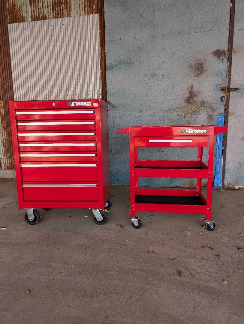 引き取り限定　ASTROPRODUCTS7段キャビネット　ツールワゴンセット販売