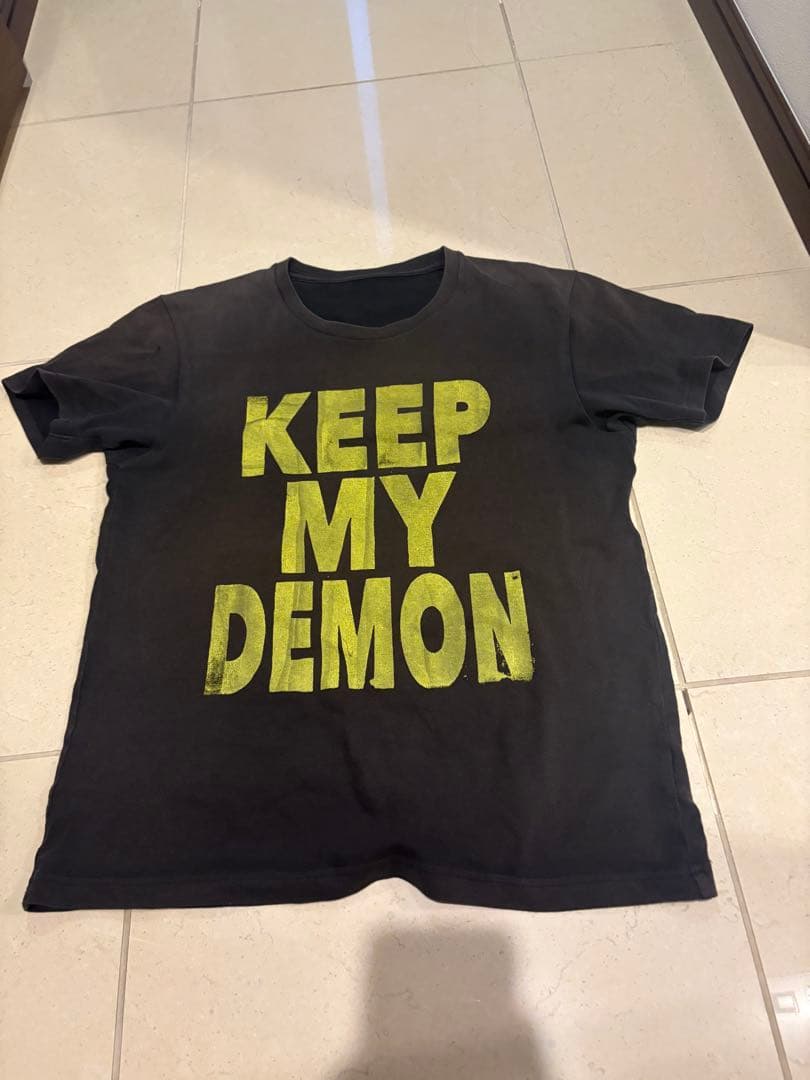 KEEP MY DEMON Tシャツ 黄色