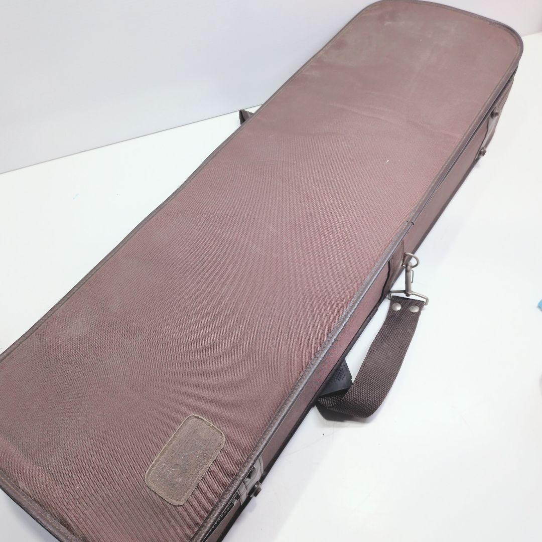 P578 Franz Sandner バイオリン 弓 肩当て ケース付 ドイツ製