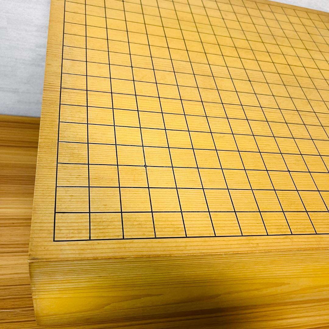 日向碁盤店 脚付碁盤 天地柾 柾目 囲碁 ヘソ有り 19路盤