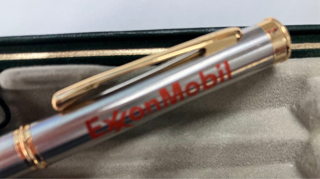 モービル石油　クロスボールペン　３本セット