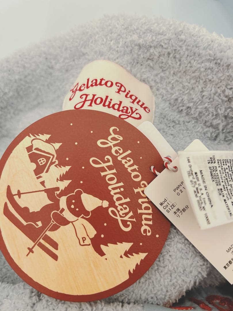 gelato pique ジェラピケ　スキーベアジャガードロングパンツ　ホリデー