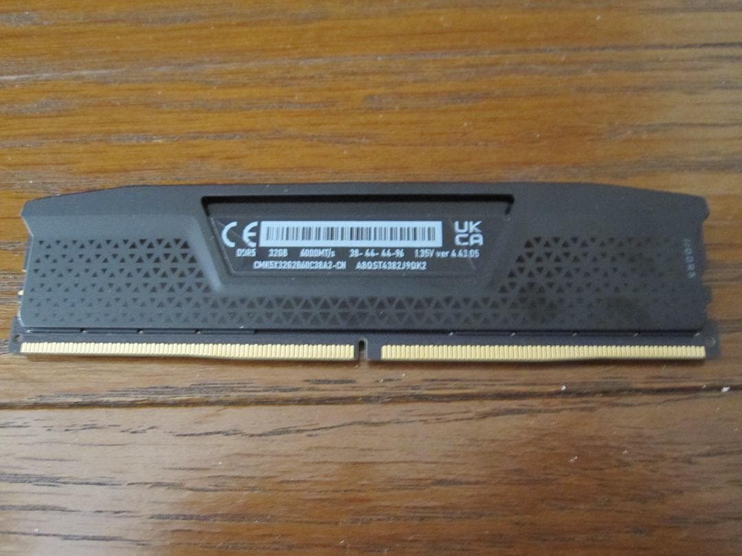 Corsair　Vengeance　DDR5　32GB　6000　メモリー