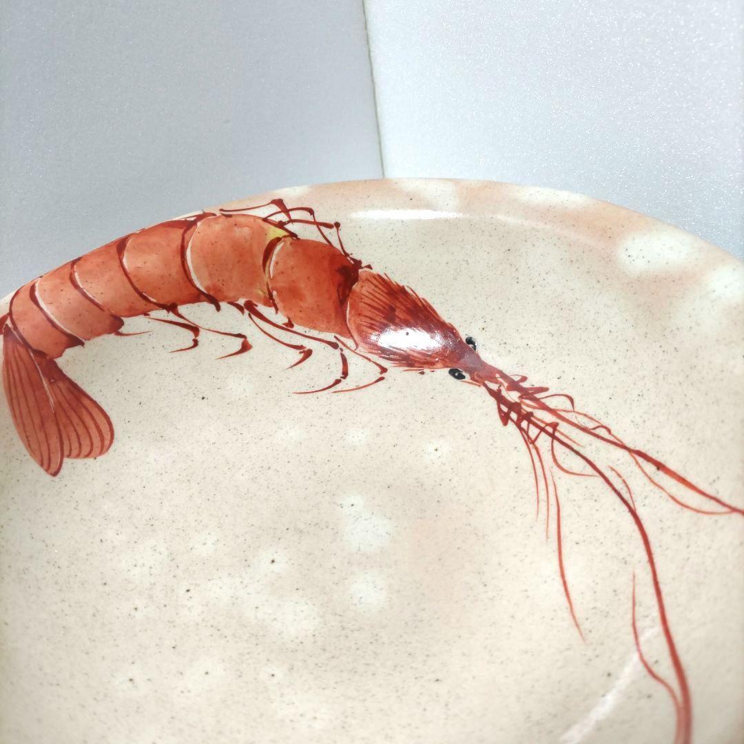 茶道具　菓子鉢　菓子器　海老図　三代 山川巌　蓮月尼手捏写　共箱　正月