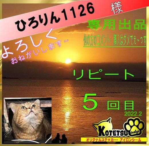 ひろりん1126／#坂道46さま　リピ４回目　専用　カッティングステッカー