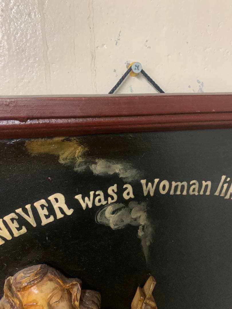 激レア！1940' Rita Hayworth Gilda映画看板レリーフアート