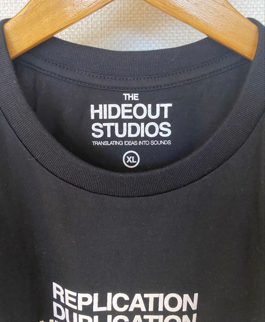 KNOSIS HIDEOUT STUDIOS コラボ Tシャツ XLサイズ 黒
