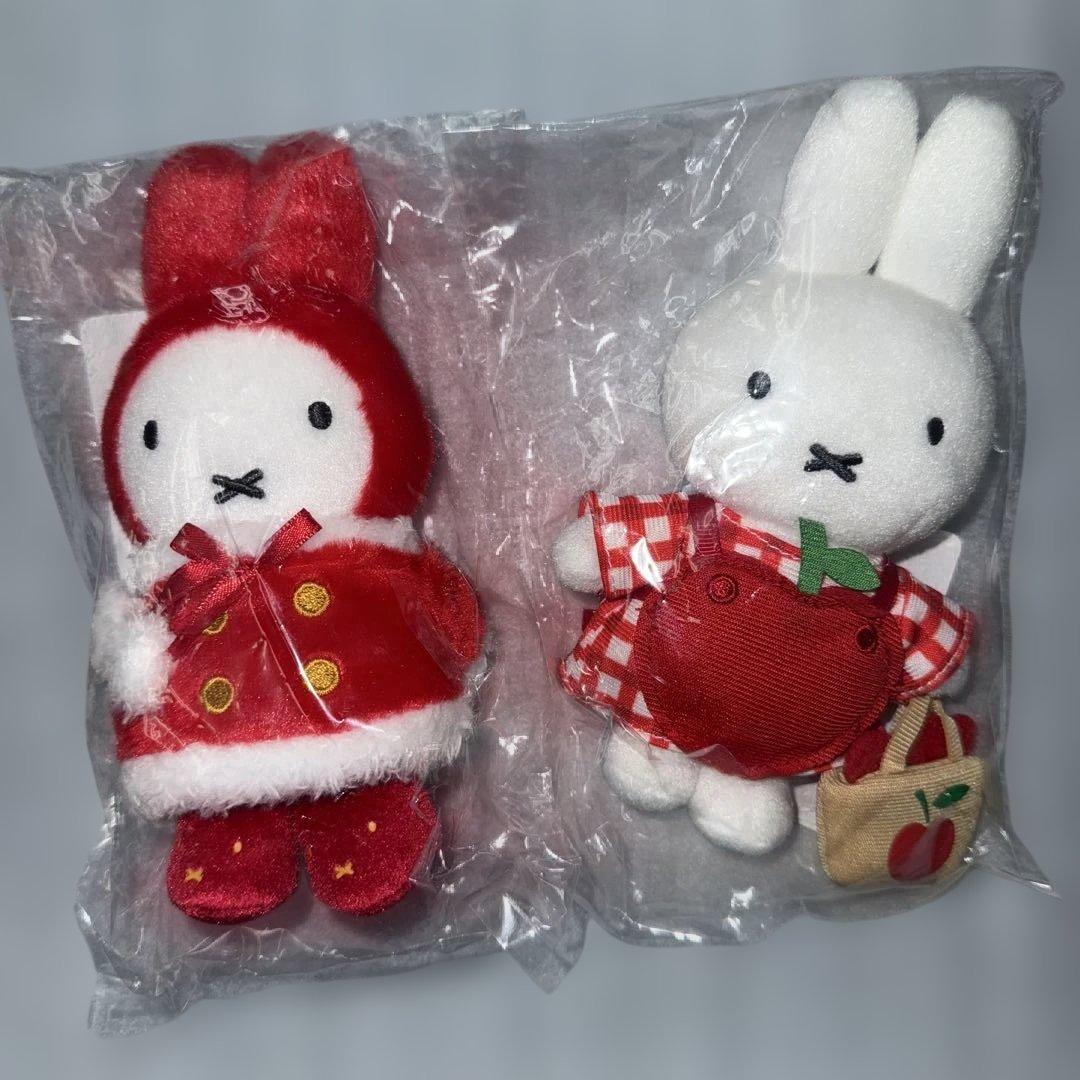 ミッフィーzakkaフェスタ 2026 限定マスコット　2体セット冬のひりんご①
