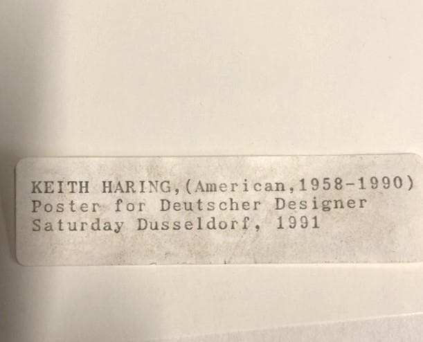 キース・ヘリング 「Deutscher Designer Saturday」