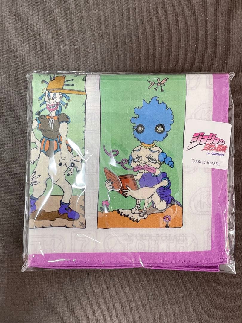 ジョジョ　グッズ　ポーチ　ハンカチ　3点　セット　イギー　ボインゴ