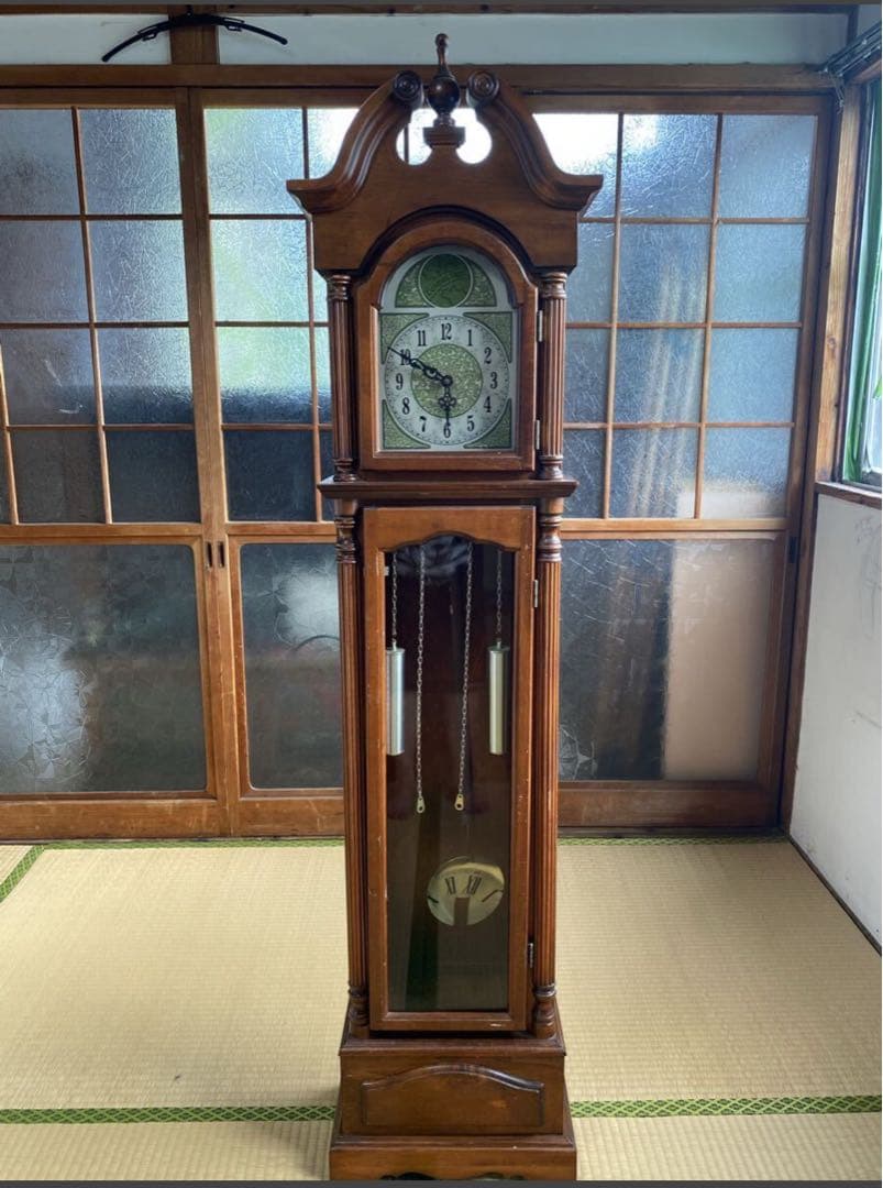 振り子時計 アンティーク 昭和レトロ ホールクロック