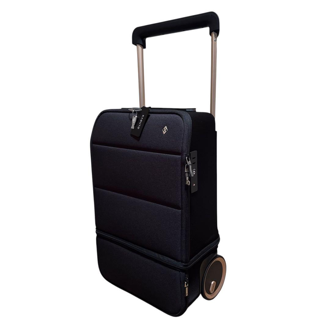 多機能スーツケースKABUTO サイズ変更可能！レインカバー付