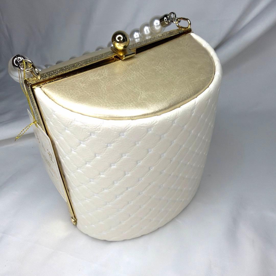 新品　2026年最新モデル　草履　バッグ　セット　振袖用　白　日本製　フリー