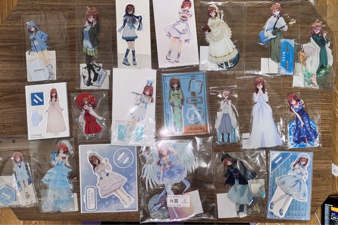 中野三玖アクリルスタンド未開封まとめ売り　（ハイチュウ懸賞）