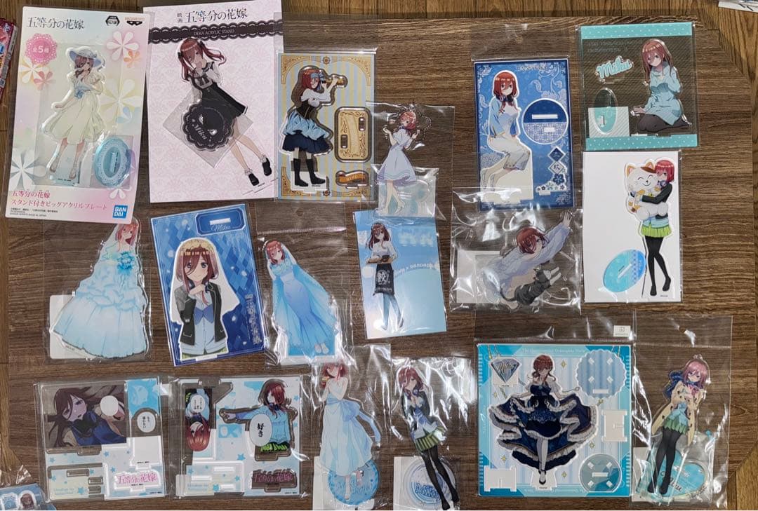 中野三玖アクリルスタンド未開封まとめ売り　（ハイチュウ懸賞）