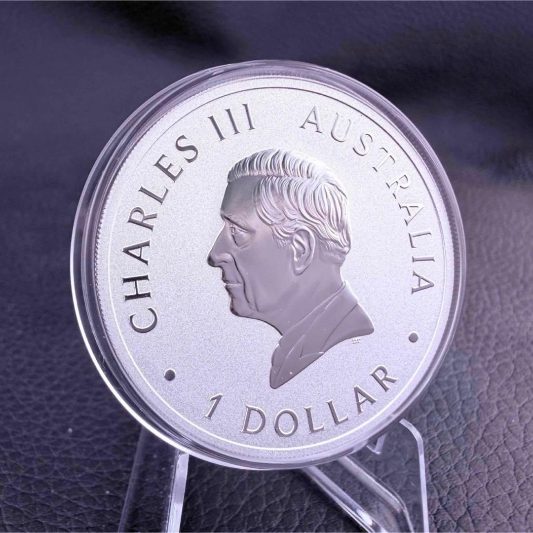 銀貨 ブランビー 野生馬 カラー プルーフ 純銀 保証書 1500枚限定