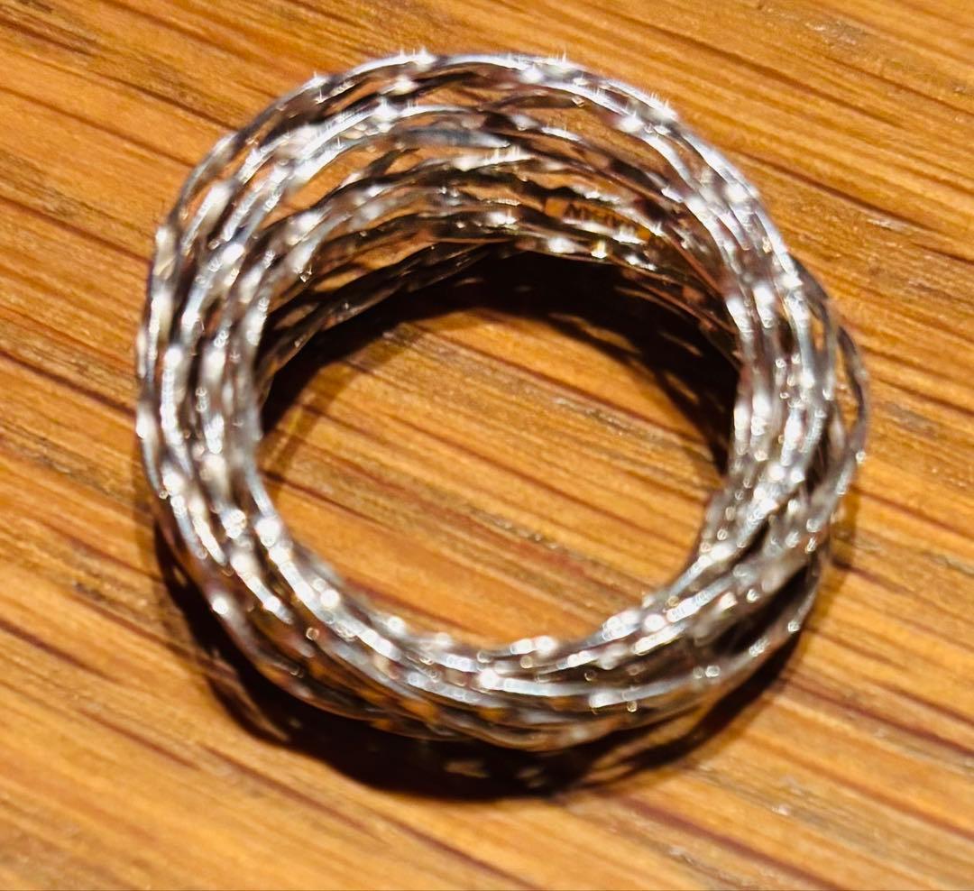 m*o様 平松保城　ケージリング　鳥の巣リング　指輪　シルバー925 20号