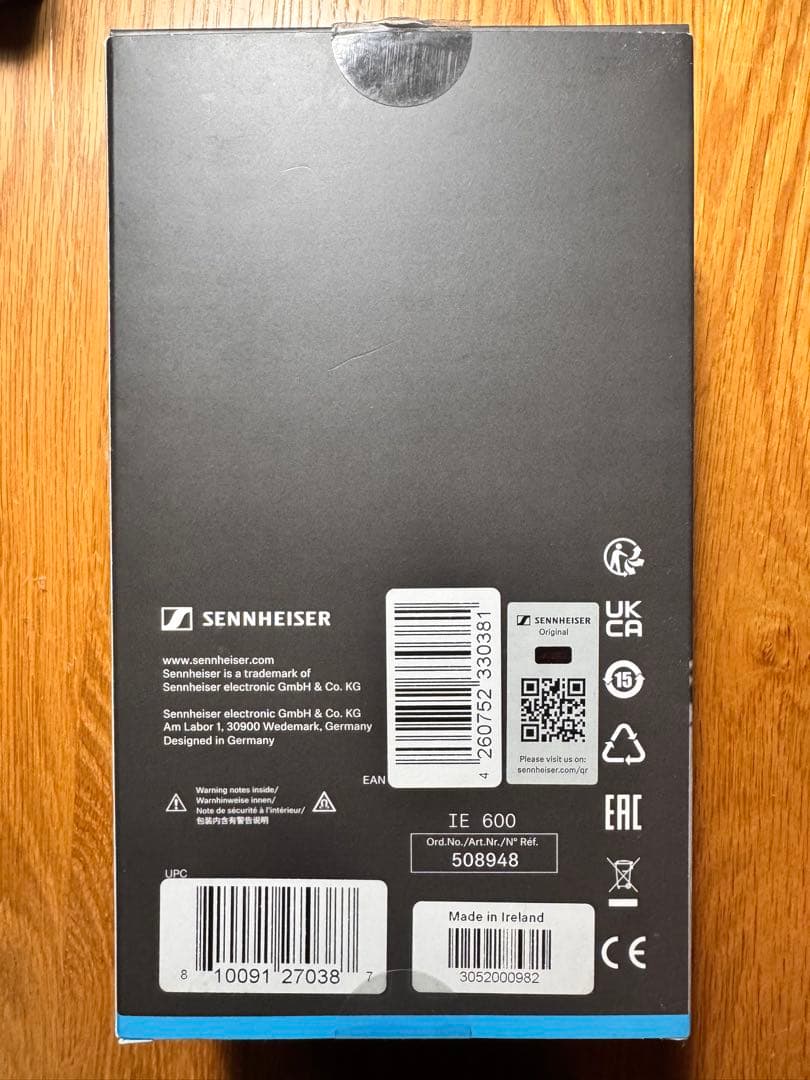 ゼンハイザー（SENNHEISER） ie600