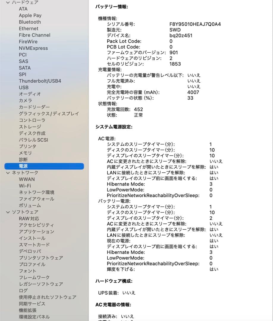 MacBook Pro13 2019 シルバー 128GB