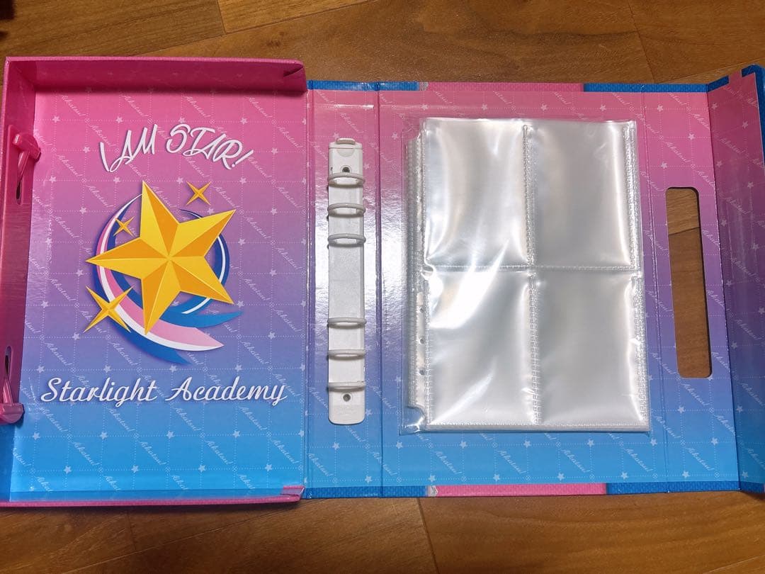 【韓国版】アイカツ カード　バインダー　メールローズコーデ