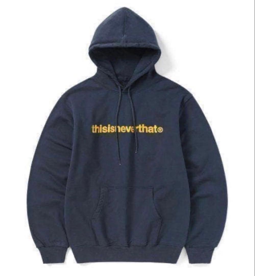 ネバザ フード付パーカー Mサイズ タグ付 韓国 Thisisneverthat