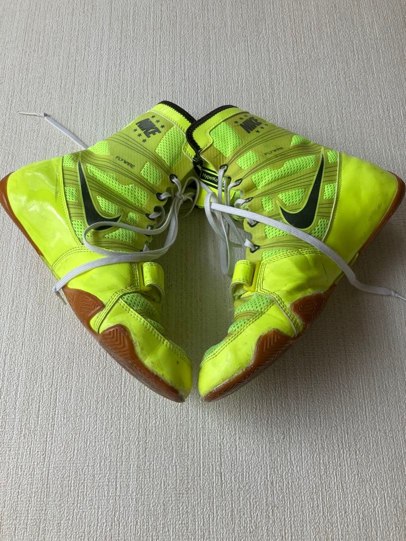 NIKE ハイパーKO ボクシングシューズ イエロー 26.5㎝