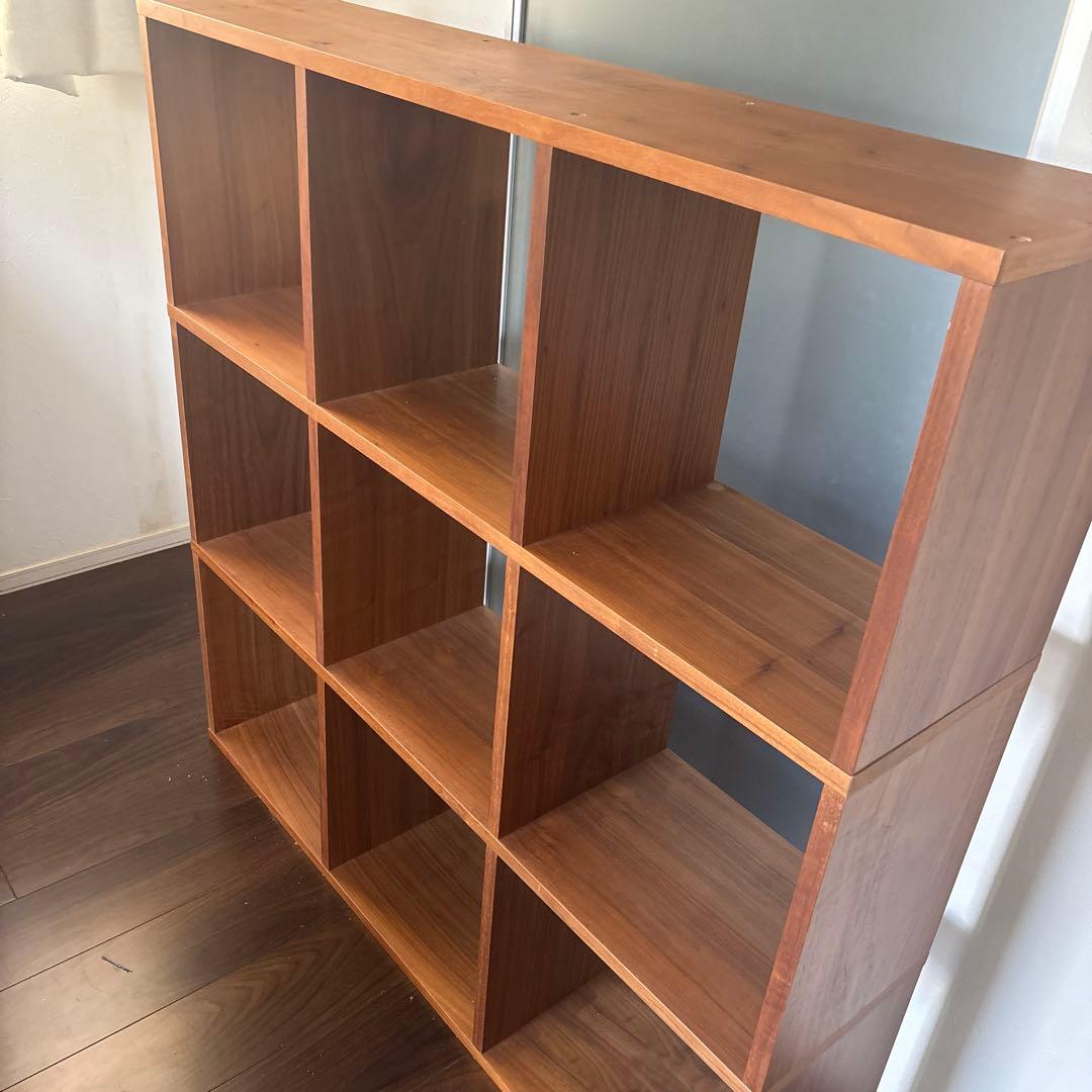 無印良品 スタッキングシェルフ ウォールナット材