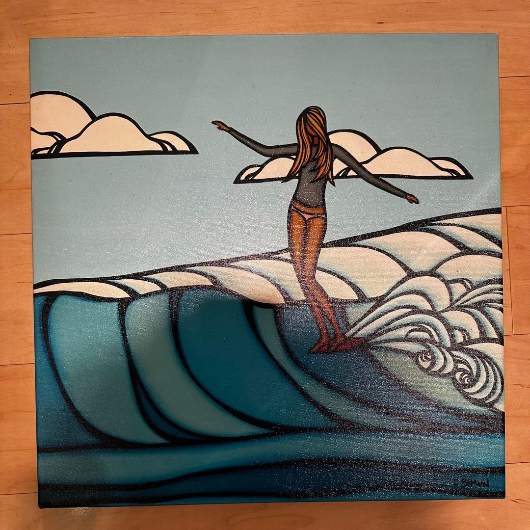 値下げ！ヘザーブラウン ジクレー キャンバスプリント 絵画　レディスライド