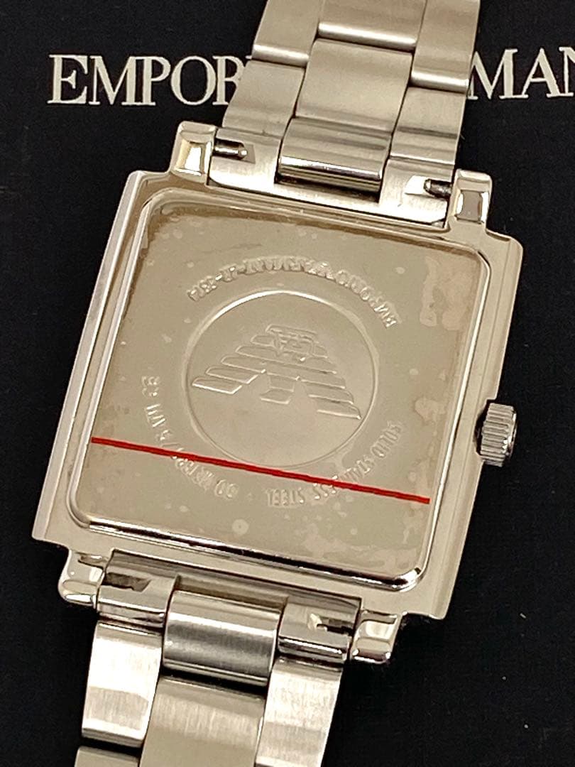 EMPORIO ARMANI スクエア型 腕時計